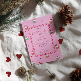 Kirsch-Cupcakes & Love Hearts – Valentins-Dessert Einladung