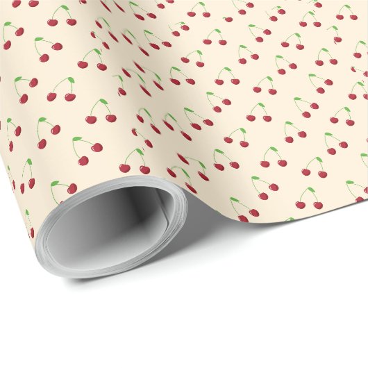 Kirsch-Design-Geschenkverpackungspapier Geschenkpapier (Rolleneckpunkt)