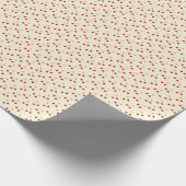 Kirsch-Design-Geschenkverpackungspapier Geschenkpapier (Ecke)