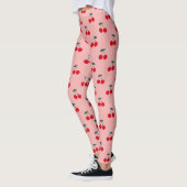 Kirsch Frucht Muster Leggings (Links)