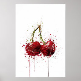Kirsch Frucht Poster