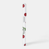 Kirsch Frucht Wiederholungsmuster Design iPhone 16 Hülle (Rechte Seite)