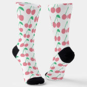 Kirsch Fruchtmarkt Muster Socken (Gewinkelt)