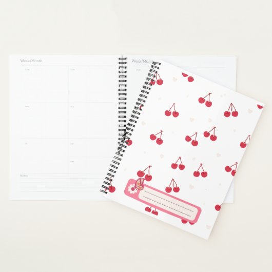 Kirsch-Herz-Notizbuch-Schulplaner für Mädchen Planer (Anzeige)