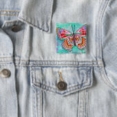 Kirsch-Minz-Schmetterlingsnadel Button (Beispiel)