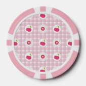 Kirsch-Picknick-Poker-Chips Pokerchips (Vorderseite)