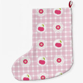 Kirsch-Picknick-Strumpf Großer Weihnachtsstrumpf (Rückseite)