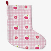 Kirsch-Picknick-Strumpf Großer Weihnachtsstrumpf (Vorderseite)