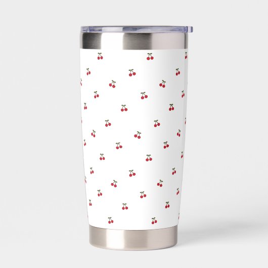 Kirsch-Stahl-Reisebecher Thermobecher (Links)
