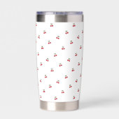 Kirsch-Stahl-Reisebecher Thermobecher (Rückseite)