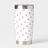 Kirsch-Stahl-Reisebecher Thermobecher (Vorderseite)