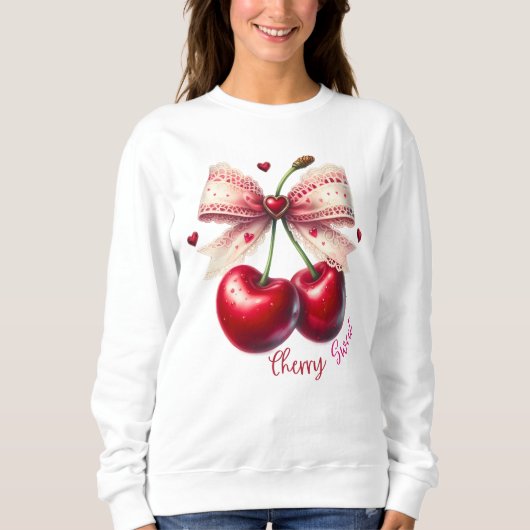 Kirsch Süß Sweatshirt (Vorderseite)