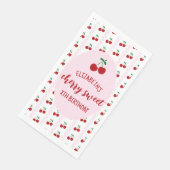 Kirsch Süße Geburtstagsservietten Serviette (Ecke)