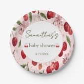 Kirsch Süße Papierplatten Pappteller (Vorderseite)