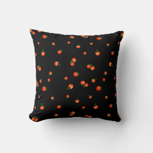 Kirsch-Tomaten-Illustration. Wasserfarb nahtlos Kissen