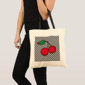 Kirsch-Tote-Tasche Tragetasche (Vorderseite (Produkt))