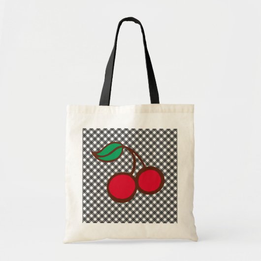 Kirsch-Tote-Tasche Tragetasche (Vorne)
