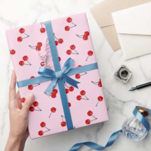 Kirsch-Verpackungspapier, Frucht-Geschenkverpackun Geschenkpapier