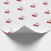 Kirsch-Verpackungspapier Geschenkpapier (Ecke)