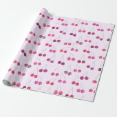 Kirsch-Wasserfarbenmuster Geschenkpapier (Ungerollt)