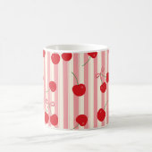 Kirschbandstreifen Kaffeetasse (Mittel)