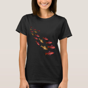 Kirschbarben Schwarm Aquarium Fischliebhaber A T-Shirt