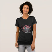 Kirschbaum-Blüten T-Shirt (Vorne ganz)