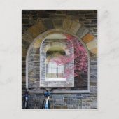 Kirschbaum durch die Bögen Postkarte (Vorderseite)