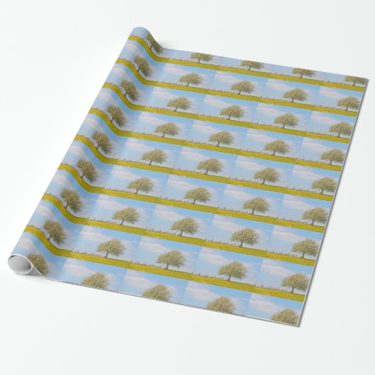 Kirschbaum im Frühling Geschenkpapier (Ungerollt)