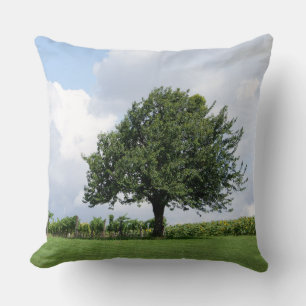 Kirschbaum im Sommer Kissen