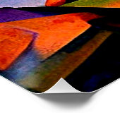 Kirschbaum inmitten von Felsen 2 Poster (Ecke)