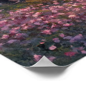 Kirschbaum - Malerei im impressionistischen Stil Poster (Ecke)