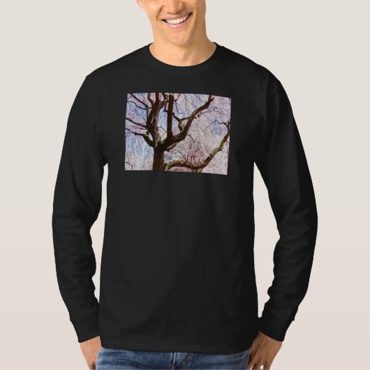 Kirschbaum-Nahaufnahme T-Shirt (Vorderseite)