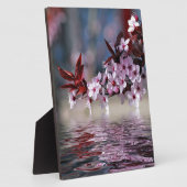 Kirschbaumblüten Fotoplatte (Seite)