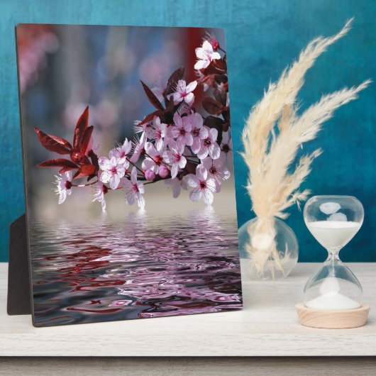 Kirschbaumblüten Fotoplatte (Seite)