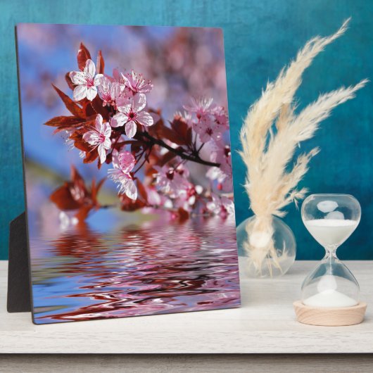 Kirschbaumblüten Fotoplatte (Seite)