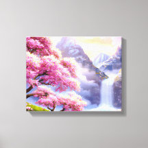 "Kirschbäume am Ufer I"