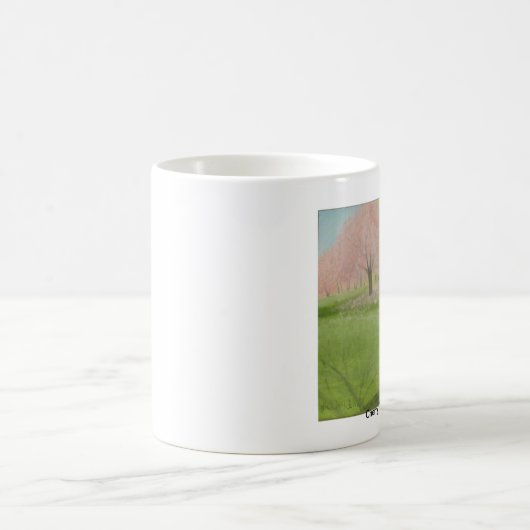 Kirschbäume - der Sketcher Kaffeetasse (Mittel)