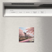 Kirschbäume in Japan Magnet (In Situ (Geschirrspüler))
