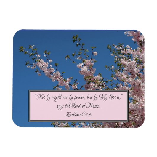 Kirschbaummagnet Zechariah 4 Magnet (Horizontal)