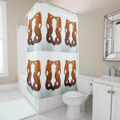 Kirschbaummöwe Duschvorhang (Beispiel)