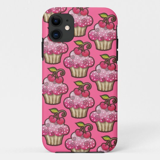 Kirschbeeren-kleiner Kuchen iPhone 5 Case-Mate iPhone Hülle (Rückseite)