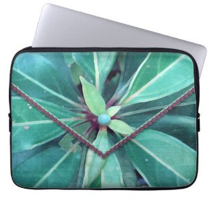 Kirschblätter Clutch Laptopschutzhülle