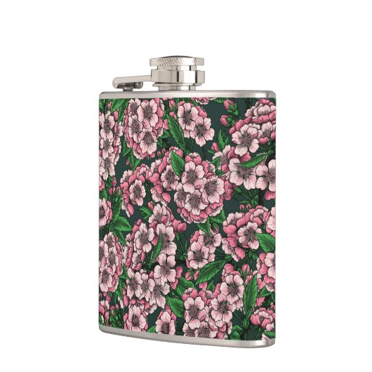 Kirschblüte 2 flachmann (Links)