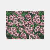 Kirschblüte 2 fleecedecke (Vorderseite (Horizontal))