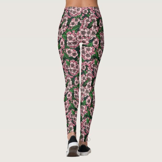 Kirschblüte 2 leggings (Rückseite)
