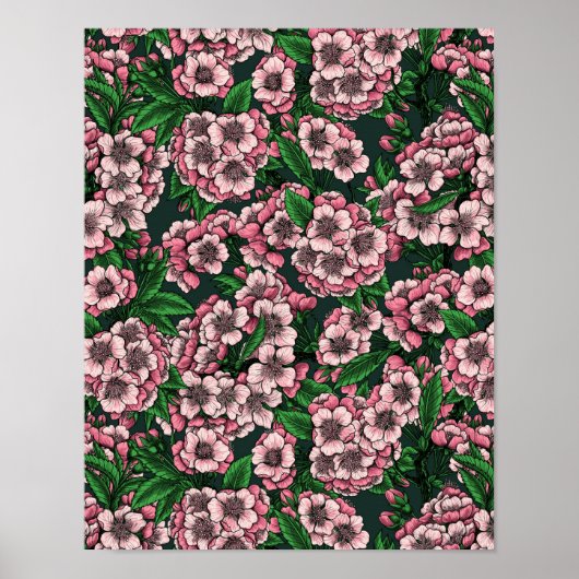 Kirschblüte 2 poster (Vorne)