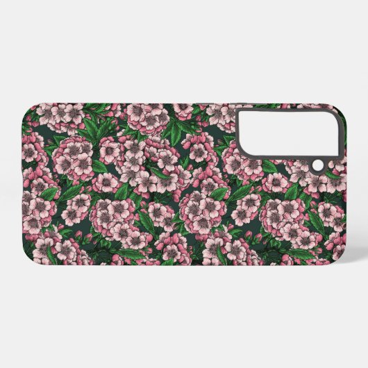 Kirschblüte 2 samsung galaxy hülle (Rückseite (Horizontal))