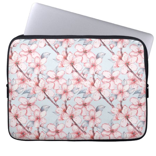 Kirschblüte 3 laptopschutzhülle (Vorderseite)