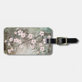 Kirschblüte aus Grunge Gepäckanhänger (Vorderseite horizontal)